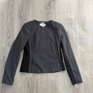 Calvin Klein Women's Charcoal Gray Blazer